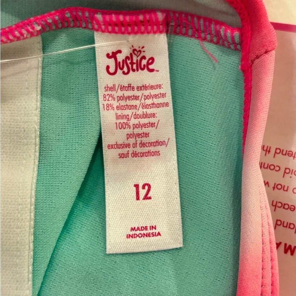 Justice Girl’s Color-changing One-Piece Swimsuit